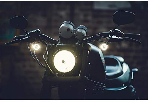 Universal Motorrad LED Blinker- Positionsleuchte Bullet 1000 PL weiß E-geprüft Paar (2Stück)