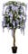 GreenBrokers Premium Artificial Wisteria 150cm/5ft Potted Plant, Lilac Tree 5ft, 150cm