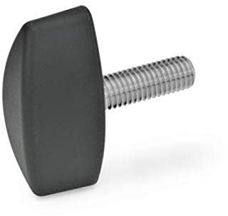 Flügelschraube mit Edelstahl Gewindestift, Durchmesser 32mm, M8x30