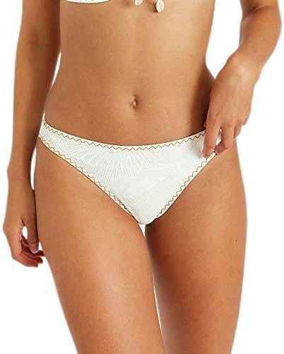 Banana Moon Damen Badehose Schwimmhose Bikinihose, Weiß, XL