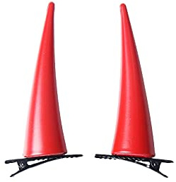 Anime Chainsaw Man Power Hair Clip Red Horns Cosplay Props PVC Headwear for Halloween Party