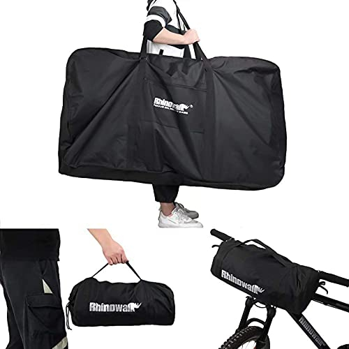 Charwin Faltbare Fahrradtasche, 26-29 Zoll, Fahrradtasche, Reisetasche, Mountainbike, Rennrad, Transporttasche für Zug im Freien