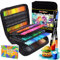 Melifluo Dual Tip Brush Pen 105 Filzstifte Set Erwachsene Filzstifte Fineliner Für Kinder Erwachsene Malen Skizzieren Hervorheben