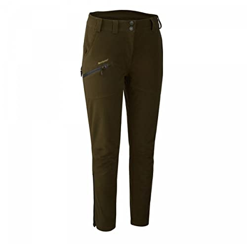 Deerhunter Lady Gabby Boot Trousers Peat C48 - Hunting Trousers Waterproof Durable for Men Brown