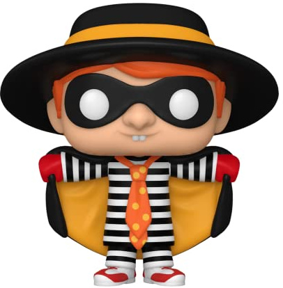Funko POP Ad Icons: McDonalds - Hamburgler, Multicolour, 4-inch, Collectible, Toys