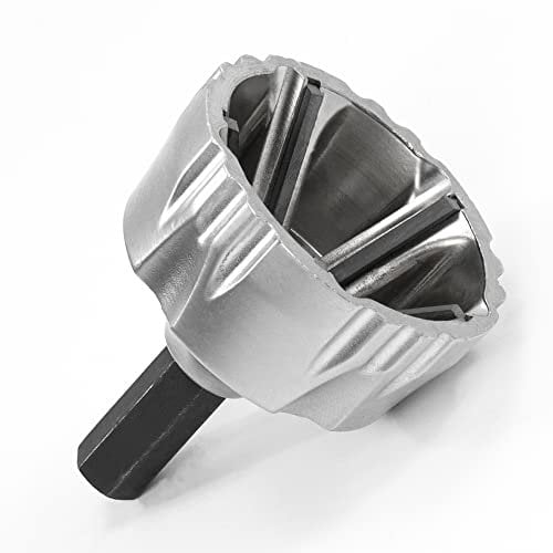 Deburring External Chamfer Tool, with Tungsten Carbide Blade, Deburring Chamfering Drill Bit, Remove Burr Tools Quick Release Hex Shank. Improved Durability and Sharpness. Fits 0.5 to 1.4.