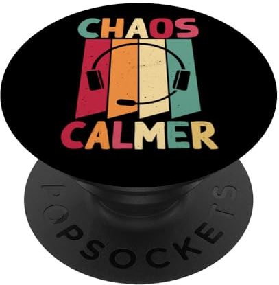 Retro Einsatzzentrale Leitstelle Notfall 112 Vintage Notruf PopSockets mit austauschbarem PopGrip