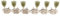Wilkinson Deluxe WJ44 3L3R Vintage Gitarre Tuners Mechaniken keystone Style Machine Heads Tuning Pegs Stimmwirbel für Epiphone USA Les Paul SG E-Gitarre oder Akustikgitarre,Nickel