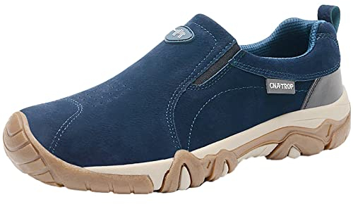 Stivali Uomo Gomma Stivali Uomo Alti Scarpe Uomo 47 Scarpe da Calcetto Uomo 43 3-Blu Scuro 10.99