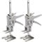 Yangers Aluminum Alloy Labor Saving Arm, 2 Pieces Hand Lifting Jack Tool, Slow & Fast Down Wall Tile Locator Lifter Tool Height Adjustable for Door Panel Cabinet Board Heavy Duty Furniture, WT-30
