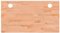 vidaXL Schreibtischplatte, Tischplatte mit 4 abgerundeten Ecken, Arbeitsplatte Platte für Schreibtisch Esstisch, Holzplatte Bürotischplatte, 100x60x4 cm Massivholz Buche
