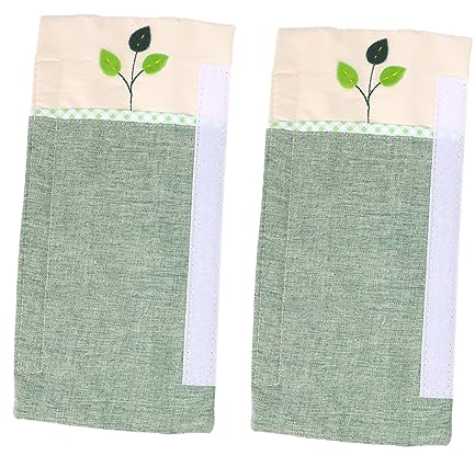 NIYANGLE Guantes Con Manija De Refrigerador De Doble Puerta Protector Antideslizante Protector De Nevera Manija De La Puerta Cubiertas Para Electrodomésticos Guante De Horno Cubierta