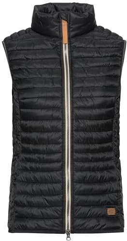 camel active Damen Steppweste aus recyceltem Polyamid Schwarz, womenswear-48