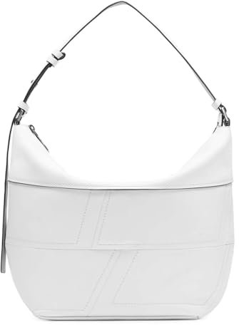 Liebeskind Berlin Women's M EDDA Calf Optic Hobo, Arctic