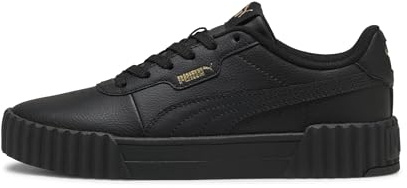 PUMA Damen Carina 3.0 Sneaker, Black Gold, 35.5 EU