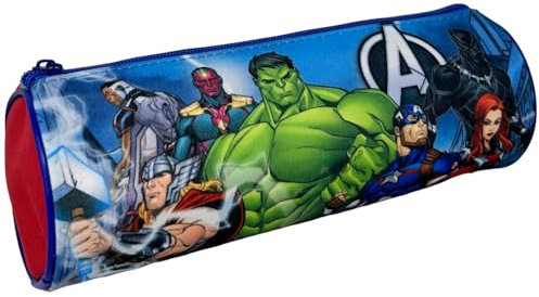 CARTOON Tombolino Federmäppchen für die Schule für Kinder Utensilien Stifte Farben 23 x 8 x 8 cm, Avengers, Beauty Case