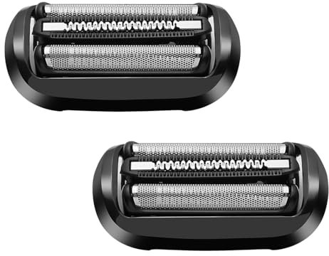 53B Ersatz-Rasiererkopf, kompatibel mit B***n Series 5/6 5020cs 5018s 5035s 5049cs 5050cs 6020s 6040cs 6075cc 6072cc 6090cc, 2 Stück