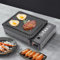 Mermajestic Camping Grillset Camping BBQ Set, Kassettengrill mit Grillrost, Einstellbare Feuerkraft, Fettauffangschale, Campingkocher Tragbarer Gasgrill Gasbrenner, Überdruckschutz Ausgestattet