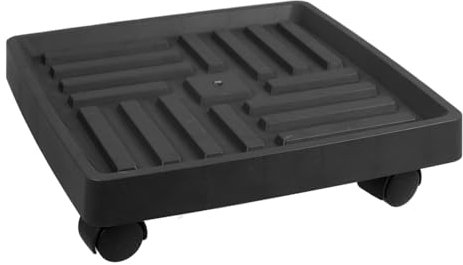 POPETPOP Plateau pour Pot De Fleurs avec roulettes Plateau pour Plantes Mobile Support pour Pot De Fleurs avec roulettes