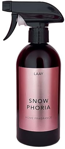 LAAY Raumspray Snow Phoria 500ml – Winterlicher Raumduft mit Bergamotte, Zimt, Vanille & Moschus – Langanhaltender, frischer Duft für Zuhause & Büro
