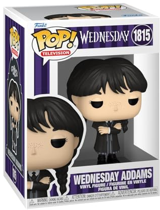 Funko POP! TV: Wednesday - Wednesday | Official Comedy Merch - Collectable Vinyl Figurine for Shelf Display - Birthday Gift Idea for Fans and Collectors