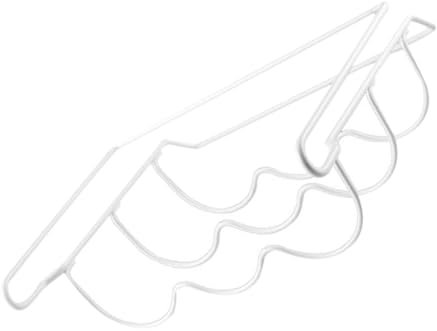 OUNONA Beer Bottle Storage Rack for Fridge under Shelf Storage Wine Rack Water Bottle Holder Stackable Iron Organizer