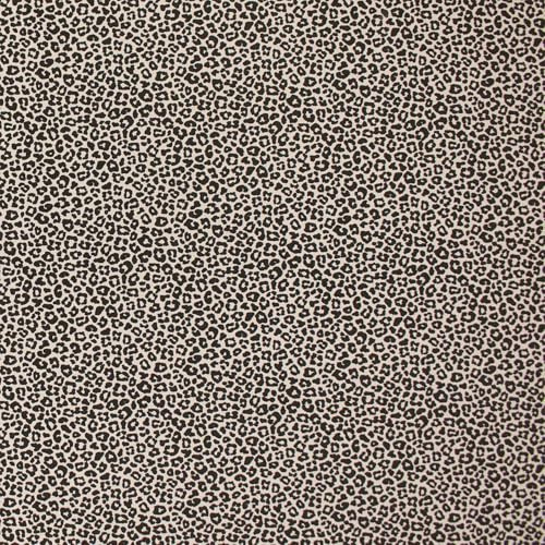 Jersey Stoff Leoprint, Leo-Muster | ab 50cm x 150cm (natur) | Baumwolljersey - Leopardenlook - Länge am Stück in 0,50 Meter Schritten