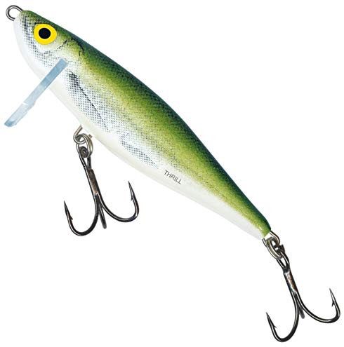 Salmo Thrill Wobbler sinkend, Farben:Olive Bleak, Länge/Gewicht/Laufverhalten/Tauchtiefe:5cm / 6.5g / sinkend