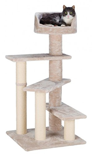 Trixie Pet Products Tulia Kratzbaum für ältere Katzen, Hellgrau