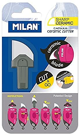 MILAN Blister Hoja De Cerámica De Recambio para Capsule Cutter