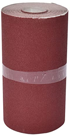 Amtech Aluminium Oxide Sanding Roll (115 mm x 5 m, P120), Fine Grit Roll for Smoothing and Finishing Wood, Metal and Plaster Surfaces