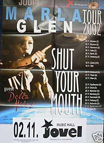 Marla Glen - Münster 2002 Konzert-Poster A1