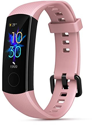 HONOR Band 5 Smartwatch Fitness Tracker für Damen Herren Fitness Uhr Armband mit 24-Stunden Pulsuhr SpO2 Schrittzähler AMOLED-Farbdisplay IP68 Wasserdicht Armbanduhr Kompatibel Android iOS