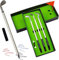 Aeloa Golf Stifte, Minischläger Kugelschreiber Set mit Kugeln Flaggen-Briefpapier Dekorationen für Geschenke (3Pcs / Set)