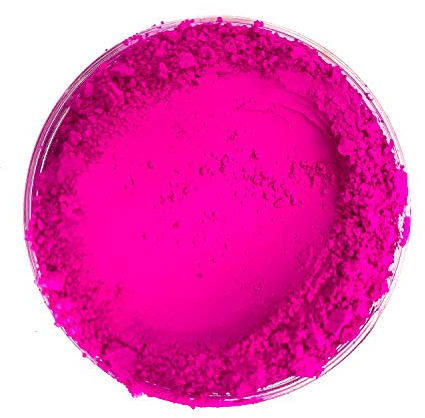 DIPON.DE HIGH PERFORMANCE LIQUIDS & PIGMENTS Effektpigment Floureszierend NEON Magenta Farbpulver Pigment für Epoxidharz Autolack Sprühfolie Nail Art Aquarell Kosmetik Seife Puder, (5 Gramm)