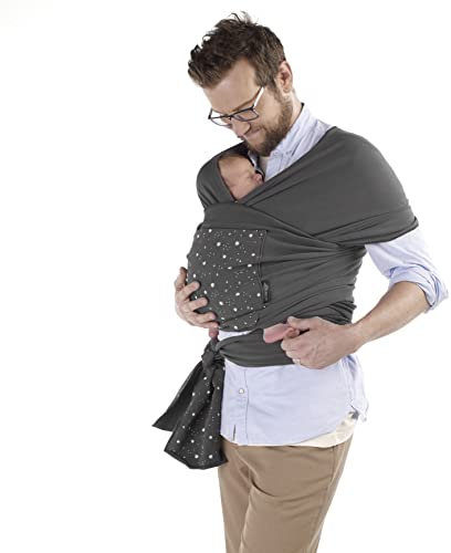 Jané Écharpe de portage enveloppante, pratique, douce et fraîche, pour porter votre bébé dès la naissance jusqu’à 18 kg