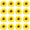 16 Stück gelbe große Gänseblümchen Sonnenblume Haarnadeln Krokodilklemmen Haarspangen Klemmen Hochzeit Braut Haarstyling Hawaii Party Seide Blume Kopfschmuck Strand Urlaub Dekoration für Frauen