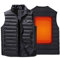 Cxcdxd USB Heated Vest Men Winter Outdoor Heated Sleevless Jacket Woman's Self Heating Vest Mens Ski Waistcoat Hiking Heater Vests