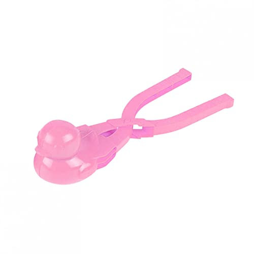 PAIDAXING Cartoon Schneeball Form Spielzeug Schneeball Maker für Kinder Poporutscher Kunststoff Schnee Sandball Schneeball Clip im Freien Spielen 4PC