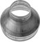 Metallo 200 a 100 mm Riduttore di Condotto Tondo in Acciaio Zincato per Tubo di Raccordo (Scarico e Sfiato) - Riduzione Accoppiamento