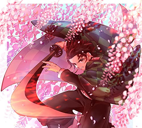 SURVEYOR Peinture par Numéro Adulte Manga Demon Slayer avec Pinceaux et Acryliques Bricolage Peintures Kits pour Adultes Enfants Seniors Débutant, pour la Décoration Intérieure maison - 40x50cm