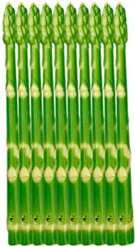 Warmhm 10st Künstlicher Spargel Künstliche Früchte Zur Lebensechten Dekoration Dekor Für Zu Hause Decoraciones para Sala De Casa Gefälschtes Essen Spargel-stütze PVC Gemüse Modellieren