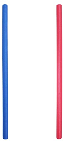 Schwimmende Poolnudeln Schaumstoffrohr 2 Packs Hohle Pool Schwimmnudel zum Schwimmen im Schwimmbad 59 Zoll