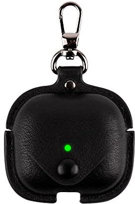 CasurvivePro Headphones Cases for AirPods Pro Case Cover, business PU Leather Cases Covers with Carabiner Apple AirPods Pro 1st Charging Case Cases