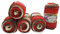 5 x 100 Gramm Alize Burcum Batik Wolle mehrfarbig mit Farbverlauf, 500 Gramm Acryl Strickwolle bunt (rot braun beige 4574)