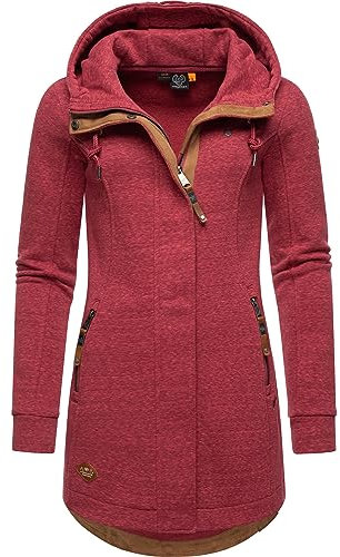 Ragwear Damen Leichter Sweatmantel Letty Intl. windabweisend mit Kapuze