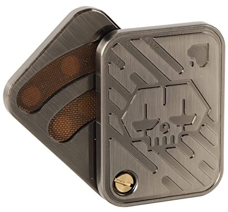 VGEBY Metall Fidget Slider, Poker Push Slider Spielzeug Mini Ergonomischer Stressabbau Reduzieren Sie den Druck Metall Slider Spielzeug für Erwachsene mit ADHS