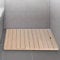 KDDEON Tapis de Bain en Bois Rectangulaire Antidérapant,Caillebotis de Douche,Tapis de Séchage,Tapis de Cuisine,Design à Lattes,avec Pieds Antidérapants,pour Seuils,Sauna,Baignoire (60x80cm/24x31in)