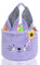 FZQBEY Osterkörbchen Osterhasen Korb, Osterkorb Kinder mit Henkel, Osterhasen Taschen, Osternester zum Befüllen, Körbchen Ostern, Oster Geschenktüten, Osterkörbe für Osterdeko Ostergeschenke (Lila)