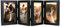 SIMDAO Bilderrahmen Collage für 4 Fotos, 10x15cm Bilder Holzbilderrahmen mit Plexiglas, Multirahmen für Hochzeit, Familie, Baby, Hellbraun, 6X4 Zoll